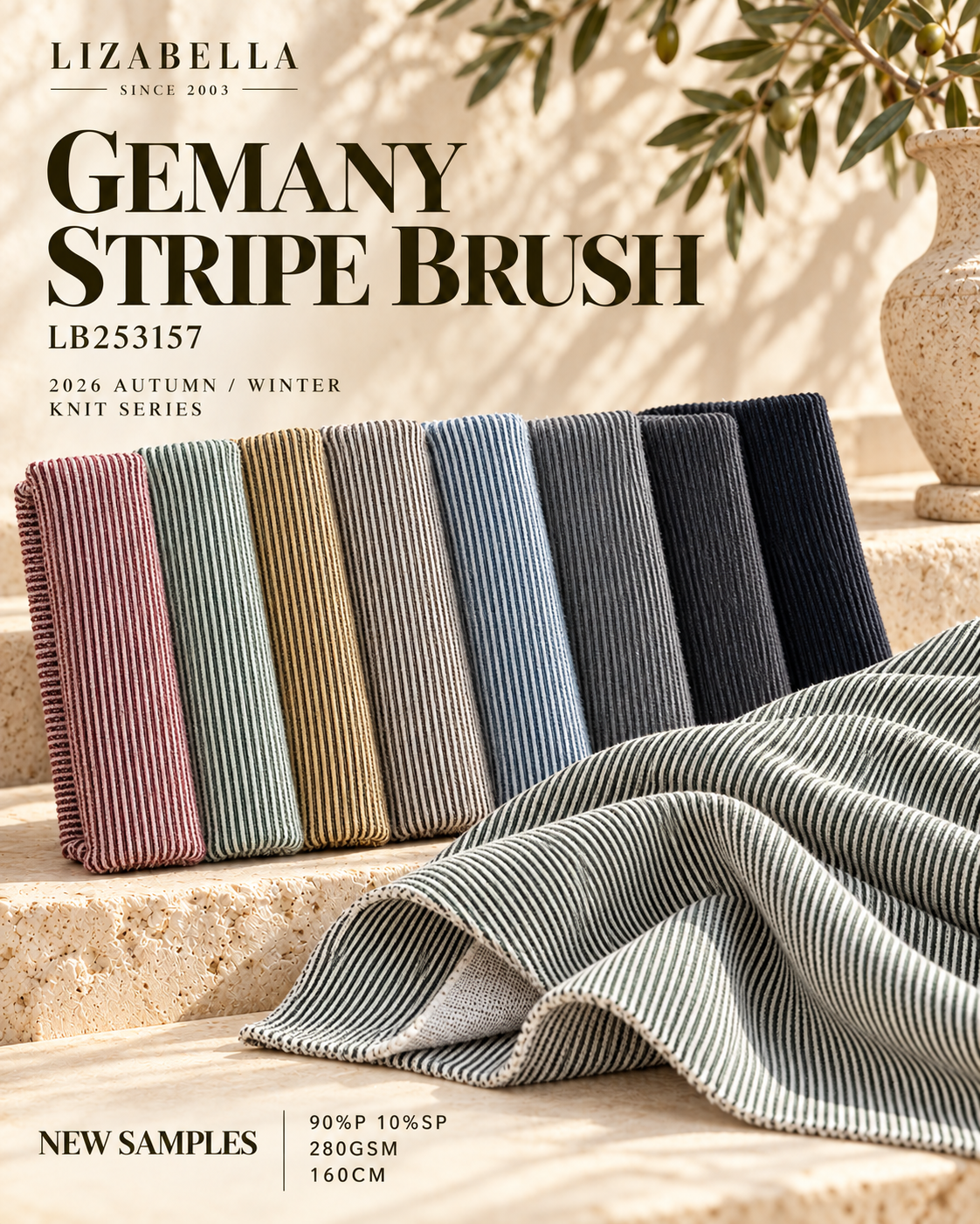 LB253157-GEMANY STRIPE BRUSH