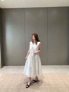 Sleeveless Soft Dress, Minimal Lazy Style Casual Tank Midi Dress