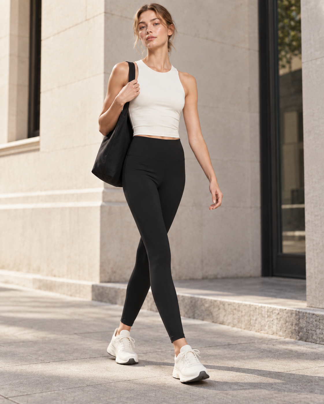 Luxury High-Waisted Sculpting Slim Long Pants for Sophisticated Daily & Active Wear